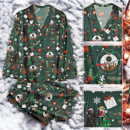 Christmas Star Wars Master Yoda Family Pajamas Set, Star Wars Merch