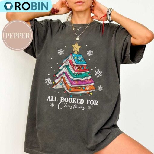Christmas Tree Book Shirt, T-shirt, Tee