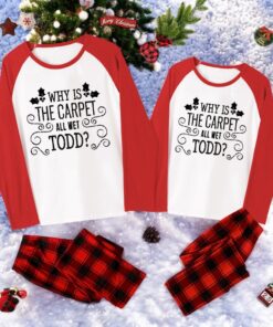 Christmas Vacation Todd & Margo Quote Family Christmas Pajama Sets