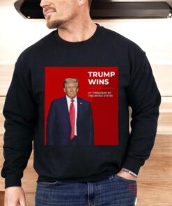 Congratulations Trump Wins 47th President Of The United States Shirt