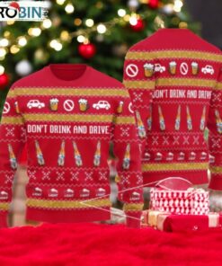 Coors Light Don’t Drink And Drive Red Ugly Sweater