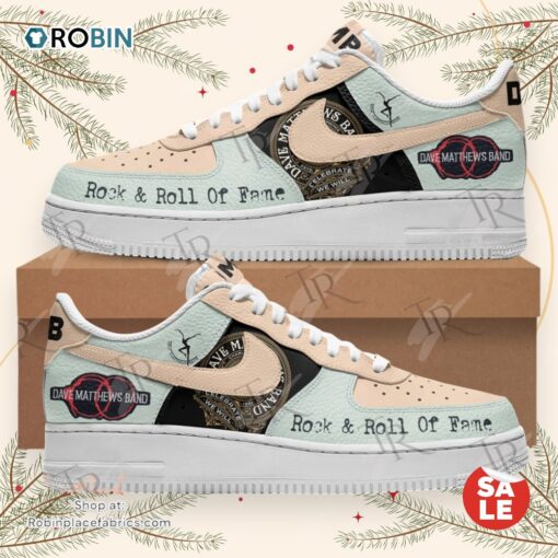 Dave Matthews Band Rock & Roll Of Fame Air Force 1 Sneakers