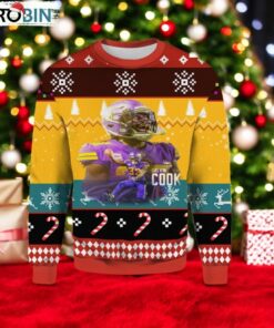 Dalvin Cook Minnesota Ugly Christmas Sweater