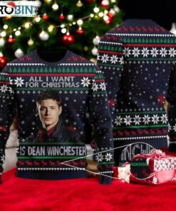 Dean Winchester Christmas Ugly Sweater