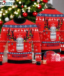 Deer Budweiser Ugly Sweater