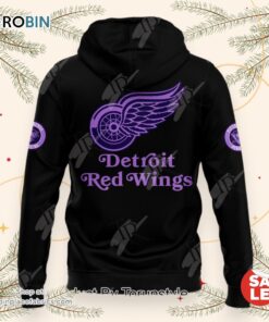 Detroit Red Wings x Hockey Fights Cancer 25th Anniversary Hoodie, Sweatshirt, Shirt