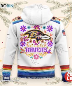 Dia De Los Muertos Baltimore Ravens 2024 Pullover AOP Hoodie, Sweatshirt, Shirt Dia De Los Muertos Baltimore Ravens 2024 Pullover AOP Hoodie, Sweatshirt, Shirt