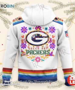 Dia De Los Muertos Green Bay Packers 2024 Pullover AOP Hoodie, Sweatshirt, Shirt
