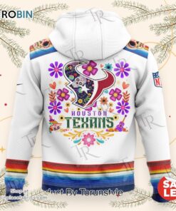 Dia De Los Muertos Houston Texans 2024 Pullover AOP Hoodie, Sweatshirt, Shirt