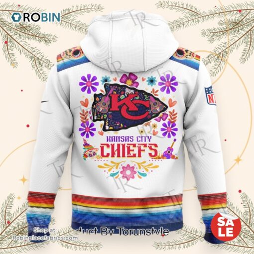 Dia De Los Muertos Kansas City Chiefs 2024 Pullover AOP Hoodie, Sweatshirt, Shirt