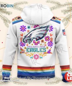 Dia De Los Muertos Philadelphia Eagles 2024 Pullover AOP Hoodie, Sweatshirt, Shirt