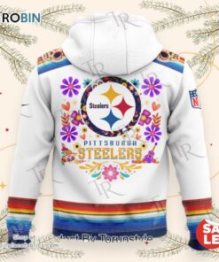 Dia De Los Muertos Pittsbursh Steelers 2024 Pullover AOP Hoodie, Sweatshirt, Shirt