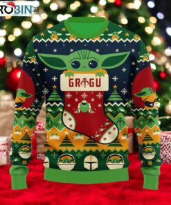 Disney Baby Yoda Ugly Christmas Sweater
