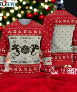 DnD Classes Have Yourself Christmas Ugly Sweater
