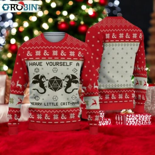 DnD Classes Have Yourself Christmas Ugly Sweater