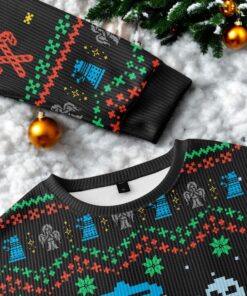 Doctor Who Black Ugly Christmas Sweater