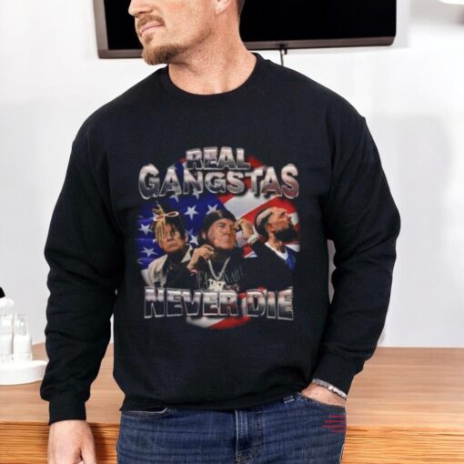 Donald Trump Real Gangstas Never Pass Shirt