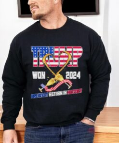 Donald Trump Won 2024 Greatest Return In History Shirt