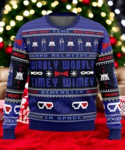 Dr Who Tv Show Ugly Sweater, Dr Who Police Christmas Sweater, Police Box Holiday Sweater, Dr Who Tardit Xmas Sweater, Christmas Gift