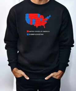 Election Map United States Of America Dumbfuckistan 2024 Shirt