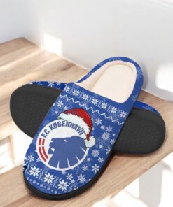 F.C. København Football Team In House Slippers