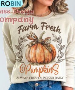 Fall Farm Retro Fresh Pumpkins Coquette Shirt Fall Farm Retro Fresh Pumpkins Coquette Shirt