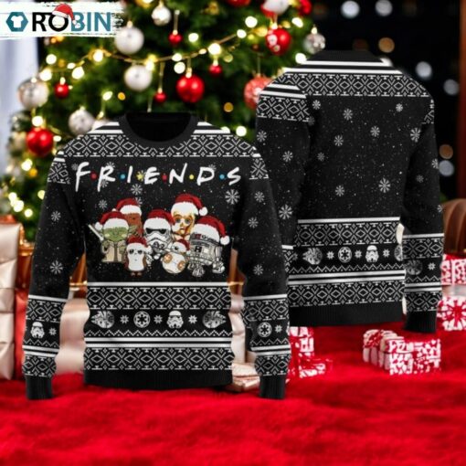 Famous Characters Ugly Christmas Sweater Star Wars Xmas Sweater