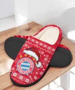 FC Bayern Munchen Football Team In House Slippers