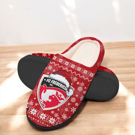 FC Fredericia Football Team In House Slippers
