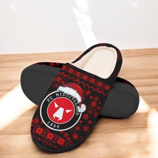 FC Midtjylland Football Team In House Slippers