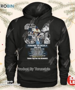 Fernando Valenzuela 1960 2024 Baseball Hall Of Fame Thank You For The Memories Unisex Shirt