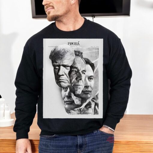 Fográ Donald Trump Elon Musk Robert Kennedy Us Election 2024 White House President Poster Shirt
