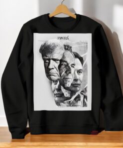 Fográ Donald Trump Elon Musk Robert Kennedy Us Election 2024 White House President Poster Shirt