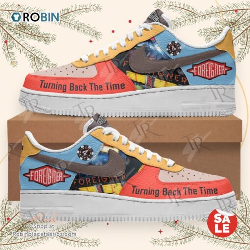 Foreigner Turning Back The Time Air Force 1 Sneakers
