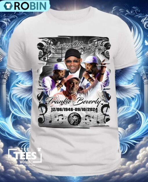 Frankie Beverly Shirt, Tribute Memorial TShirt