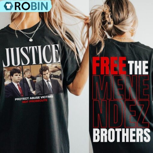 Free The Menendez Brothers Tee, Justice Erik And Lyle Shirt