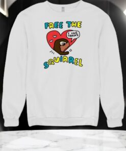 Free The Squirrels I Like Trains Shirt