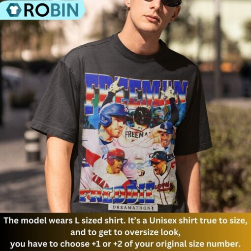 Fresh Freddie Freeman Shirt, Baseball 90s Tshirt