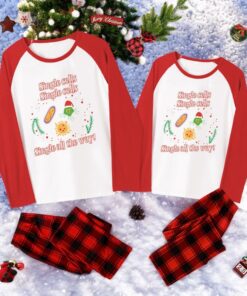 Funny Christmas Biology Family Christmas Pajama Sets