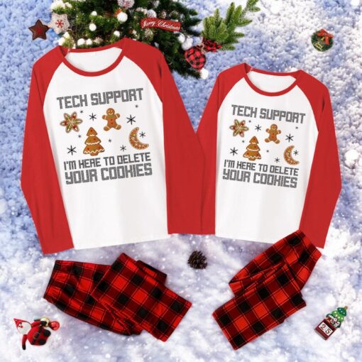 Funny Christmas Tech Support Computer Programmer Family Christmas Pajama Sets