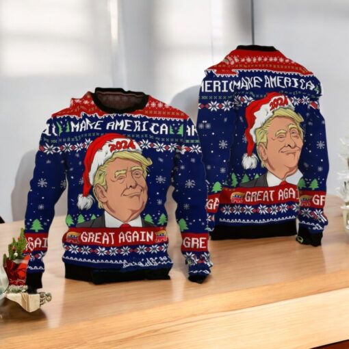 Funny Trump President Christmas Sweater