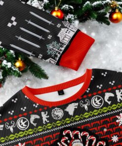 Game Of Thrones Black Ugly Christmas Sweater