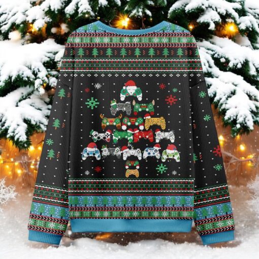 Gamepad Christmas Tree Ugly Christmas Sweater