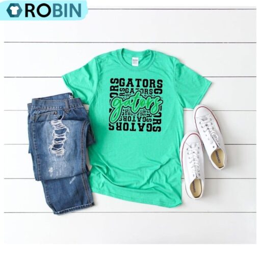 Gator Mascot Shirt, Teacher Staff Sprit Shirt