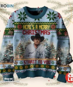 George Strait Here’s A Merry Christmas Strait To You Sweater, Sweatshirt