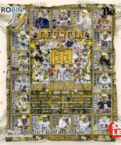 Georgia Tech 133RD Anniversary 1892 2025 Fleece Blanket