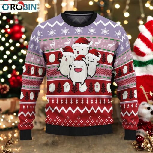 Ghibli Warawara Ugly Christmas Sweater The Boy and The Heron Gift For Holiday