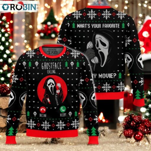 Ghostface Ugly Sweater