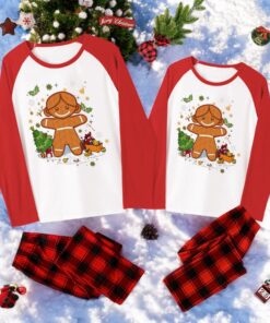 Gingerbread Girl Family Christmas Pajama Sets