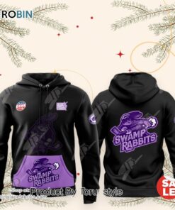 Greenville Swamp Rabbits Hockey Fight Cancer 25th Anniversary Hoodie